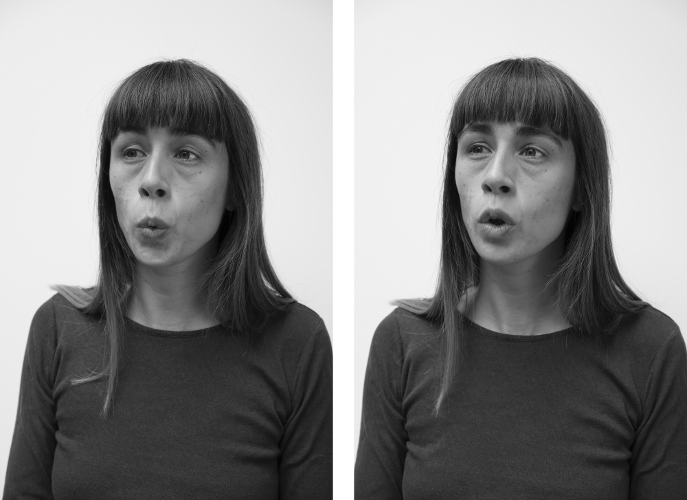 "Lynn, whistling after a sleepless night",  slide projection, 15 slides. In an informal internet poll, 67 percent of respondents indicated that they can't whistle at all or not well. Only 13 percent considered themselves excellent whistlers.